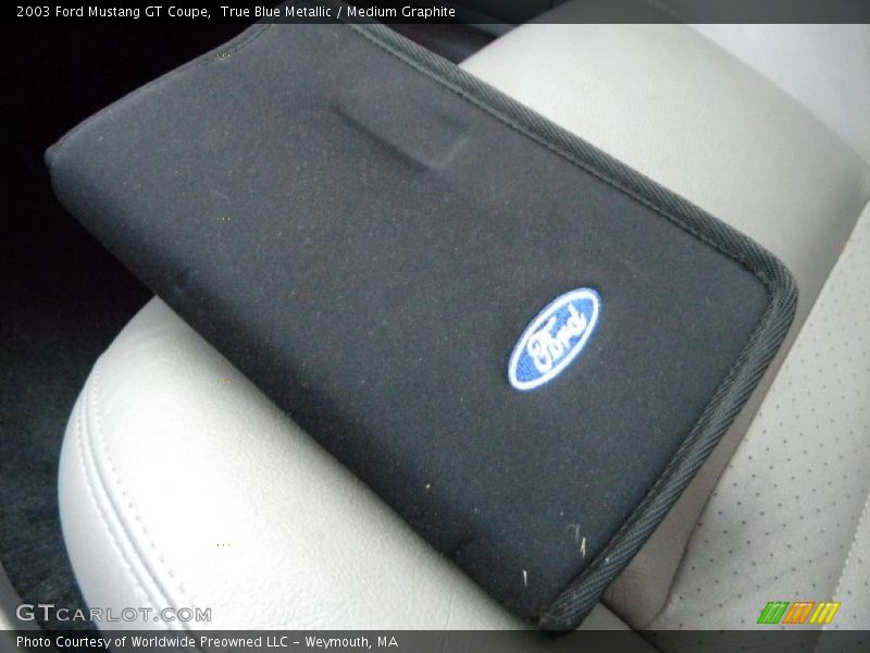 True Blue Metallic / Medium Graphite 2003 Ford Mustang GT Coupe