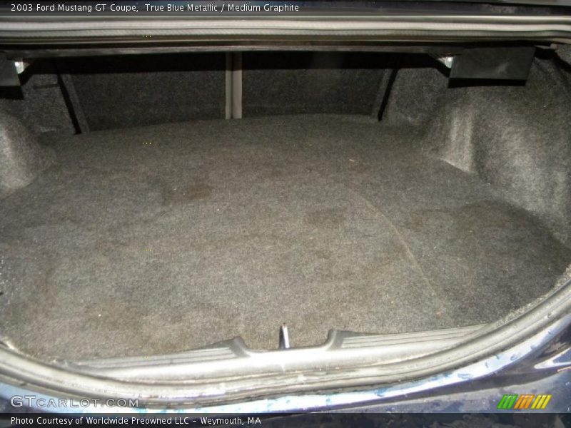True Blue Metallic / Medium Graphite 2003 Ford Mustang GT Coupe