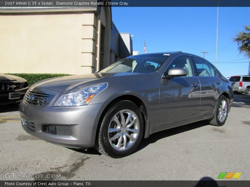 Diamond Graphite Metallic / Stone Gray 2007 Infiniti G 35 x Sedan