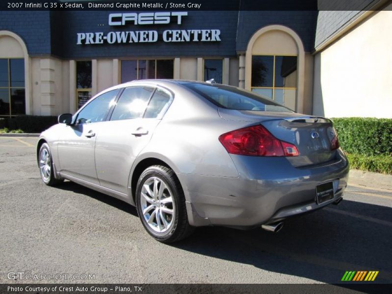 Diamond Graphite Metallic / Stone Gray 2007 Infiniti G 35 x Sedan
