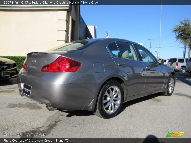 Diamond Graphite Metallic / Stone Gray 2007 Infiniti G 35 x Sedan