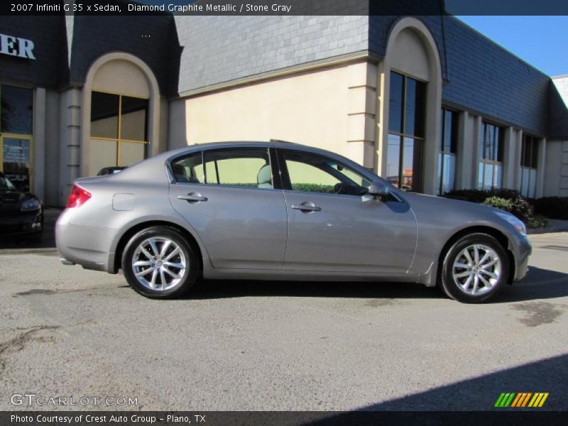 Diamond Graphite Metallic / Stone Gray 2007 Infiniti G 35 x Sedan