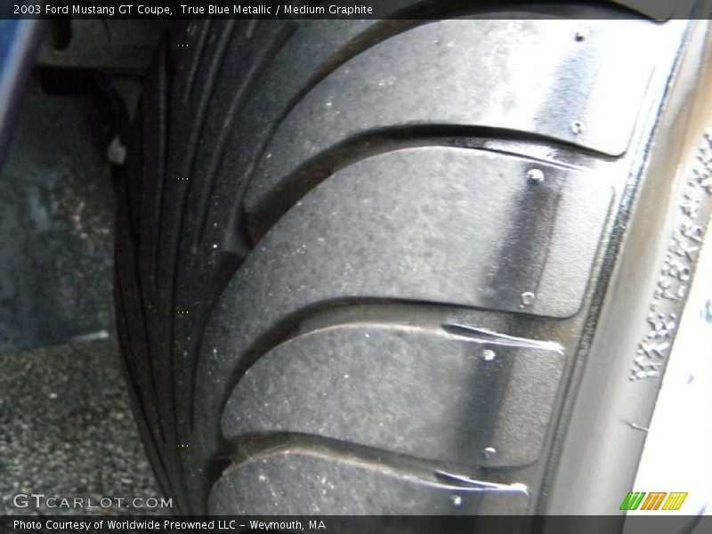 True Blue Metallic / Medium Graphite 2003 Ford Mustang GT Coupe