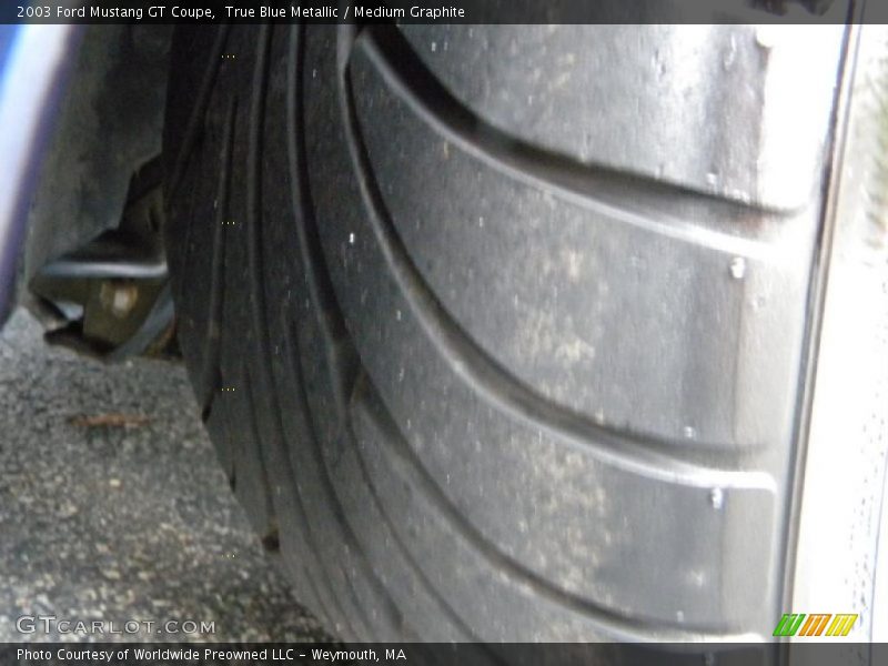True Blue Metallic / Medium Graphite 2003 Ford Mustang GT Coupe