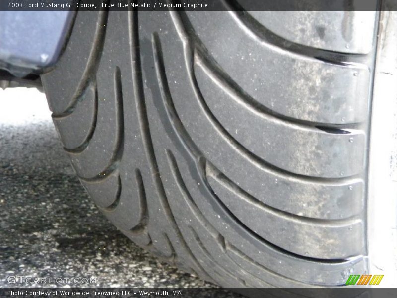 True Blue Metallic / Medium Graphite 2003 Ford Mustang GT Coupe