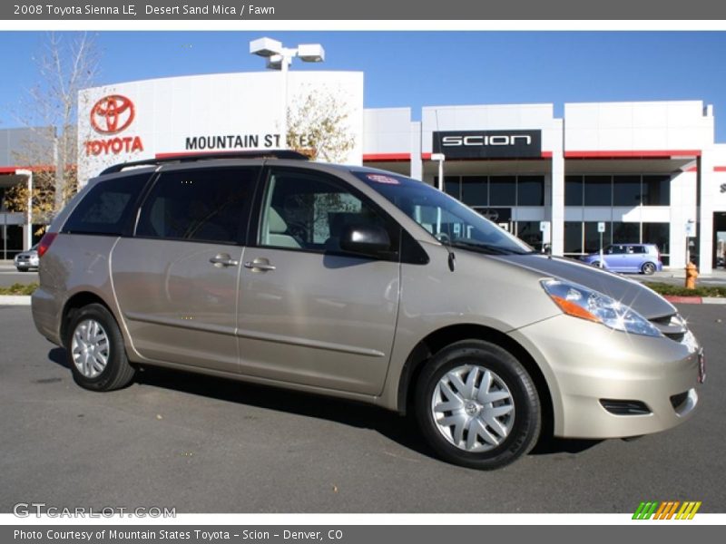 Desert Sand Mica / Fawn 2008 Toyota Sienna LE