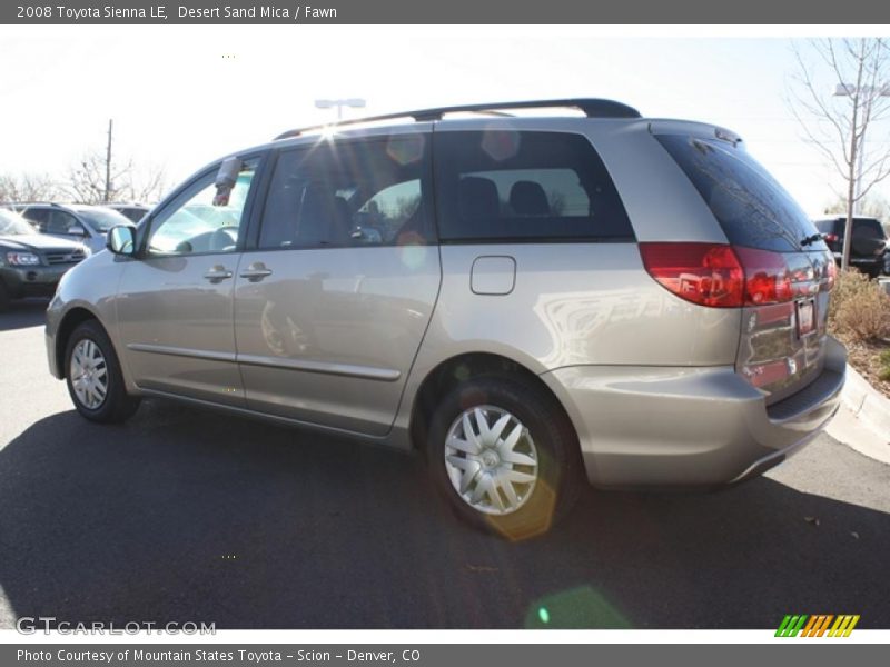 Desert Sand Mica / Fawn 2008 Toyota Sienna LE