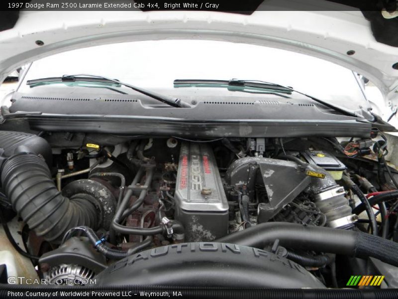  1997 Ram 2500 Laramie Extended Cab 4x4 Engine - 5.9 Liter OHV 12-Valve Cummins Turbo Diesel Inline 6 Cylinder