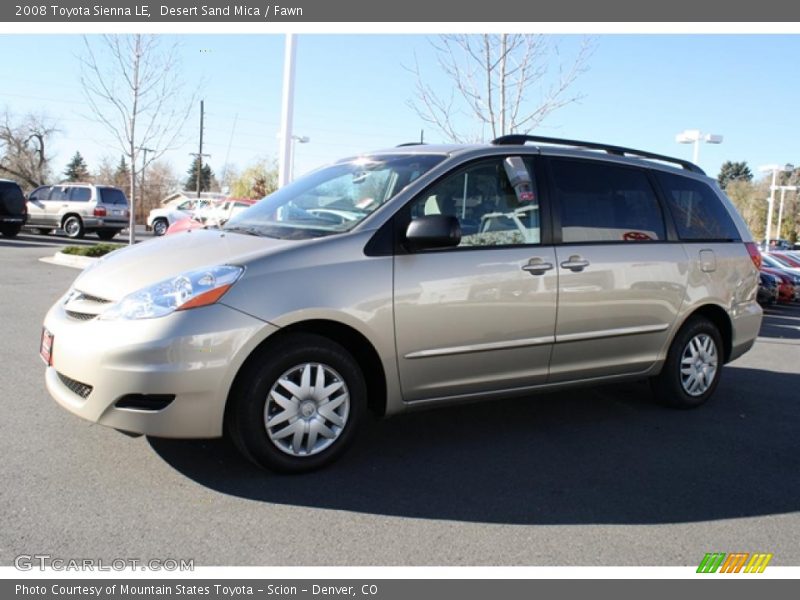 Desert Sand Mica / Fawn 2008 Toyota Sienna LE