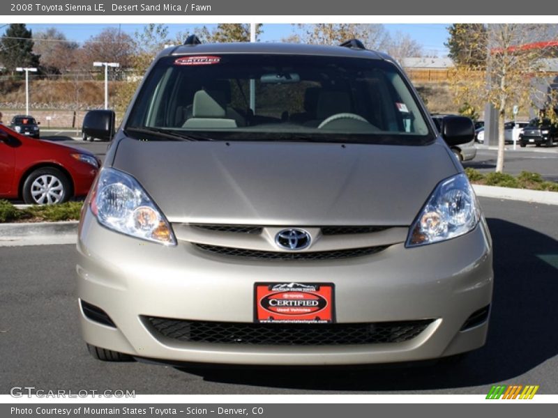 Desert Sand Mica / Fawn 2008 Toyota Sienna LE