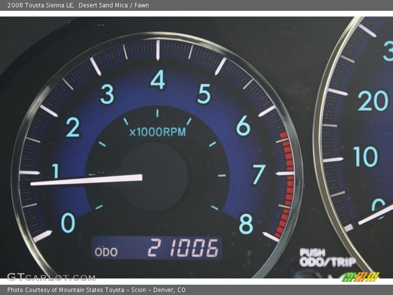 Desert Sand Mica / Fawn 2008 Toyota Sienna LE