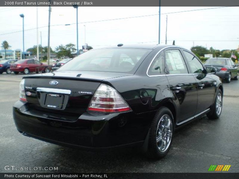 Black Clearcoat / Black 2008 Ford Taurus Limited