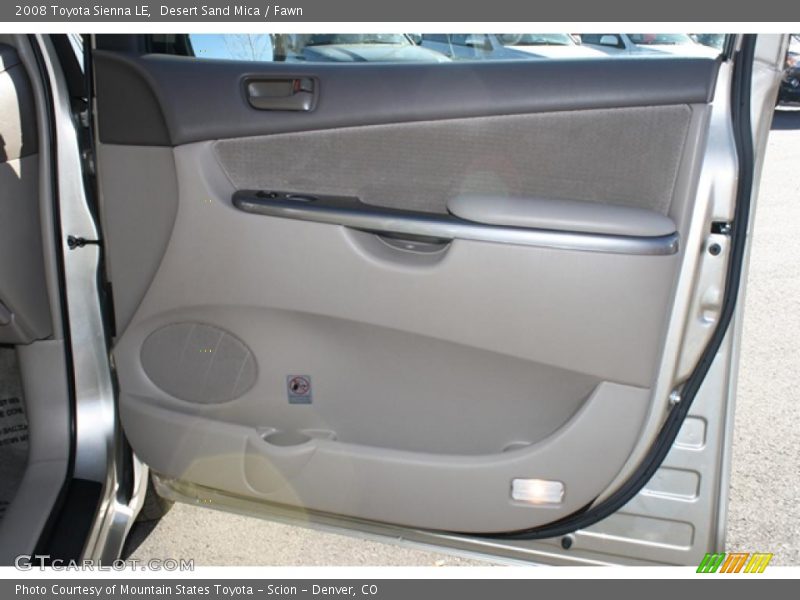 Desert Sand Mica / Fawn 2008 Toyota Sienna LE