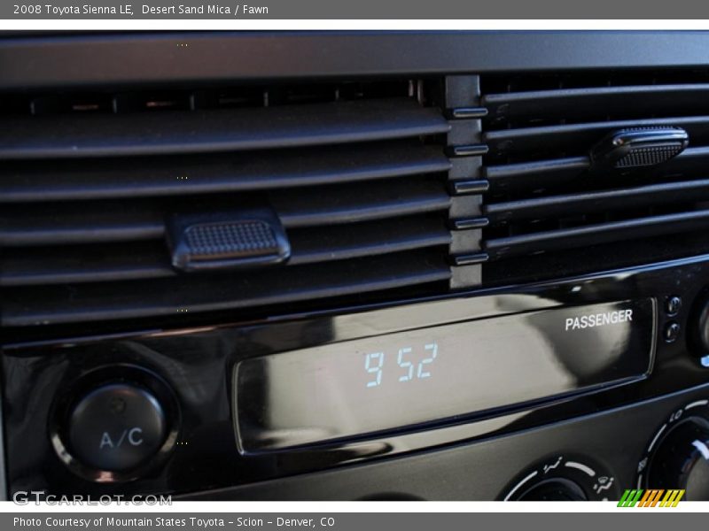Desert Sand Mica / Fawn 2008 Toyota Sienna LE