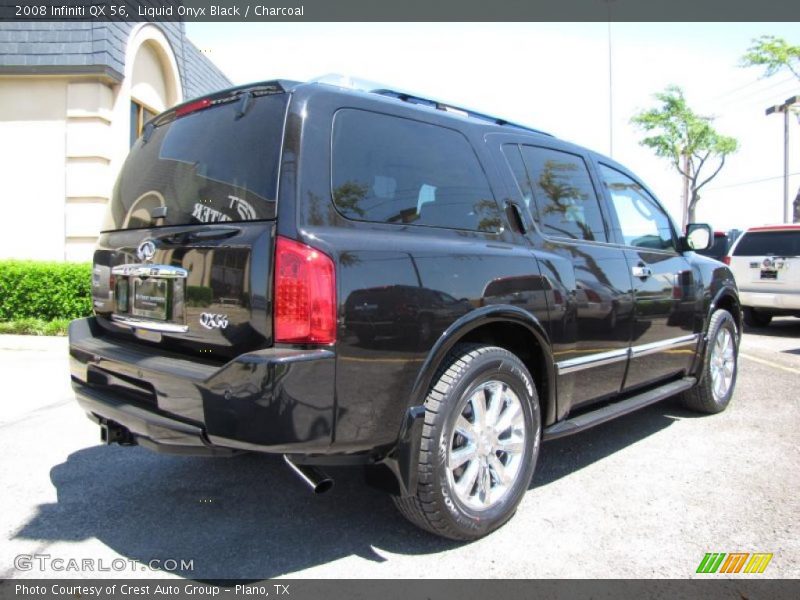 Liquid Onyx Black / Charcoal 2008 Infiniti QX 56