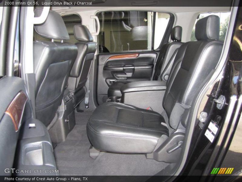 Liquid Onyx Black / Charcoal 2008 Infiniti QX 56