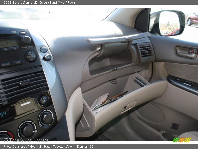 Desert Sand Mica / Fawn 2008 Toyota Sienna LE