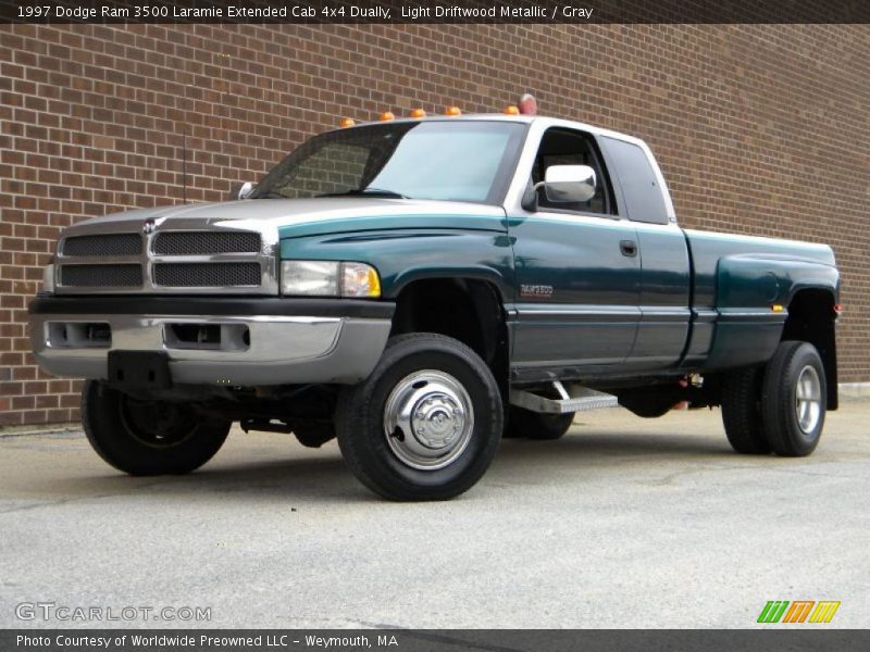 Light Driftwood Metallic / Gray 1997 Dodge Ram 3500 Laramie Extended Cab 4x4 Dually
