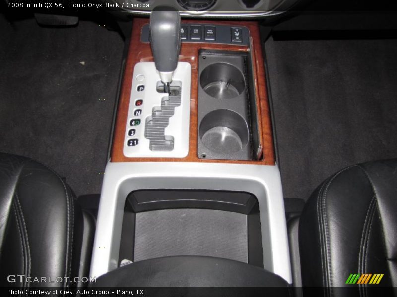 Liquid Onyx Black / Charcoal 2008 Infiniti QX 56