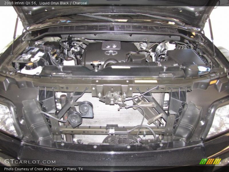 Liquid Onyx Black / Charcoal 2008 Infiniti QX 56
