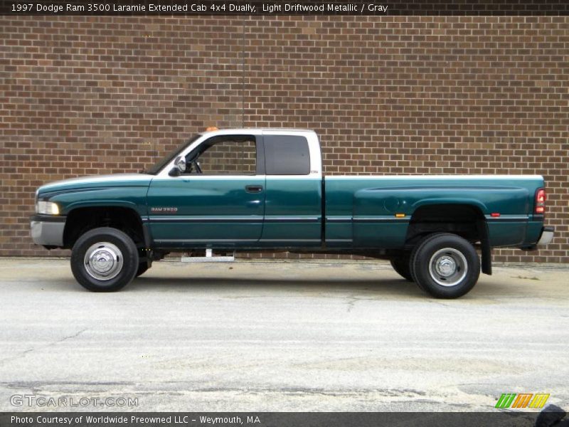Light Driftwood Metallic / Gray 1997 Dodge Ram 3500 Laramie Extended Cab 4x4 Dually