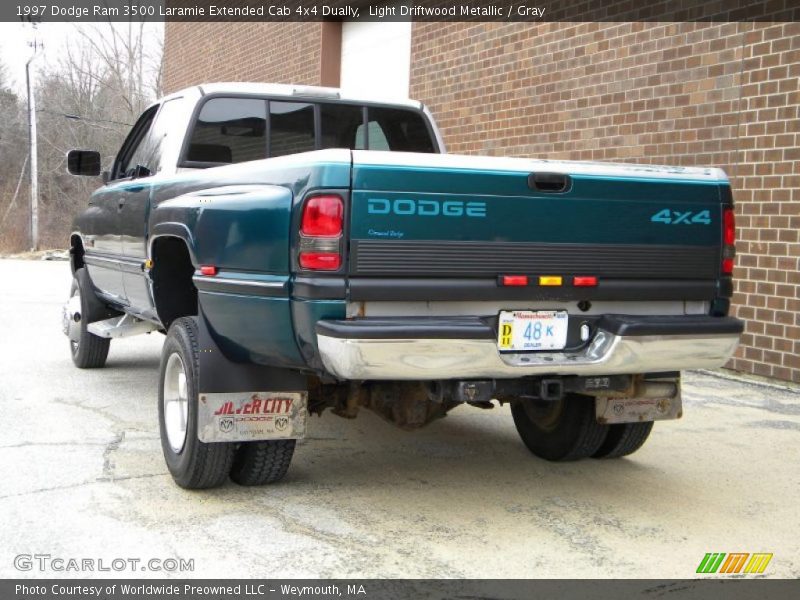 Light Driftwood Metallic / Gray 1997 Dodge Ram 3500 Laramie Extended Cab 4x4 Dually