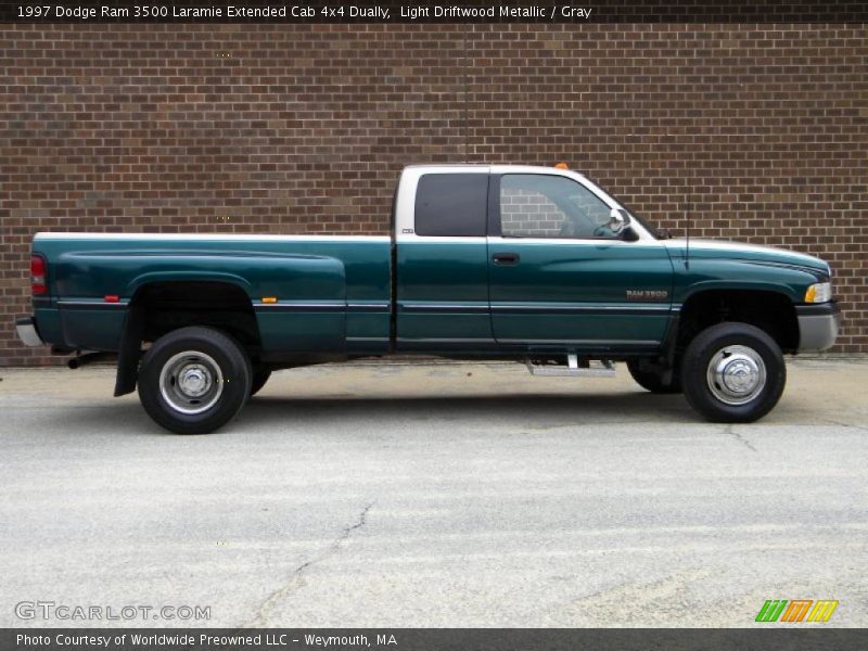 Light Driftwood Metallic / Gray 1997 Dodge Ram 3500 Laramie Extended Cab 4x4 Dually
