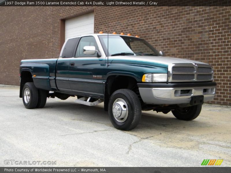 Light Driftwood Metallic / Gray 1997 Dodge Ram 3500 Laramie Extended Cab 4x4 Dually