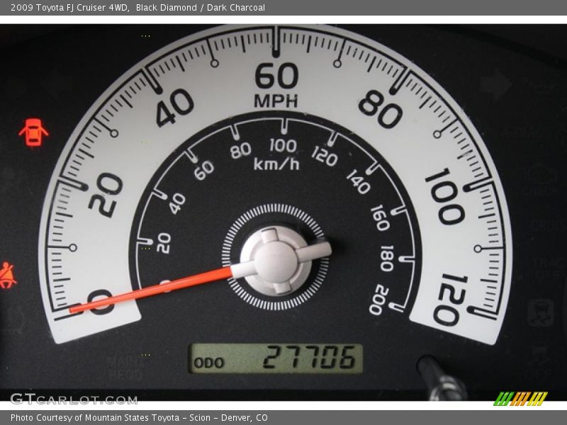 Black Diamond / Dark Charcoal 2009 Toyota FJ Cruiser 4WD