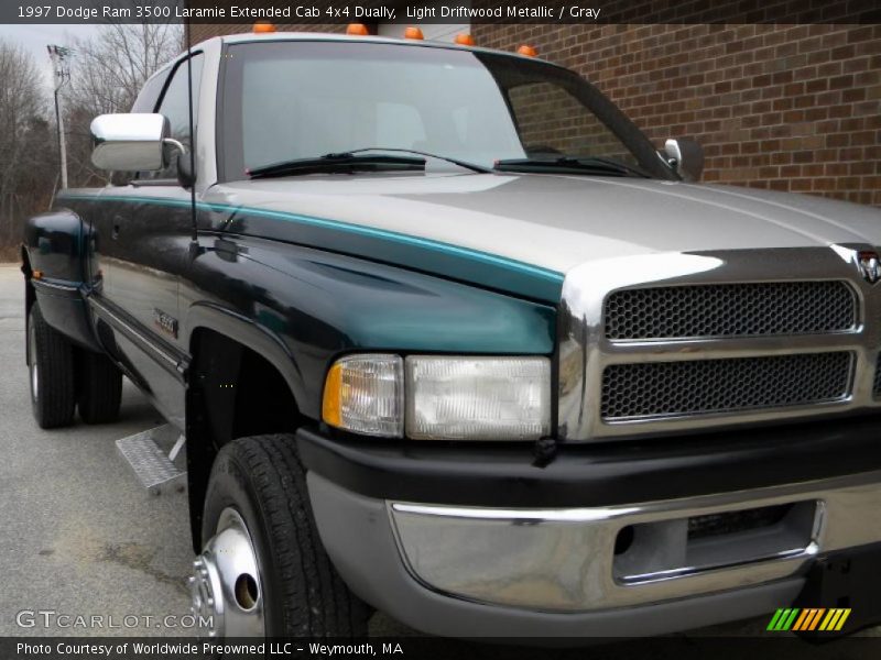 Light Driftwood Metallic / Gray 1997 Dodge Ram 3500 Laramie Extended Cab 4x4 Dually