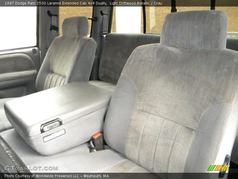  1997 Ram 3500 Laramie Extended Cab 4x4 Dually Gray Interior