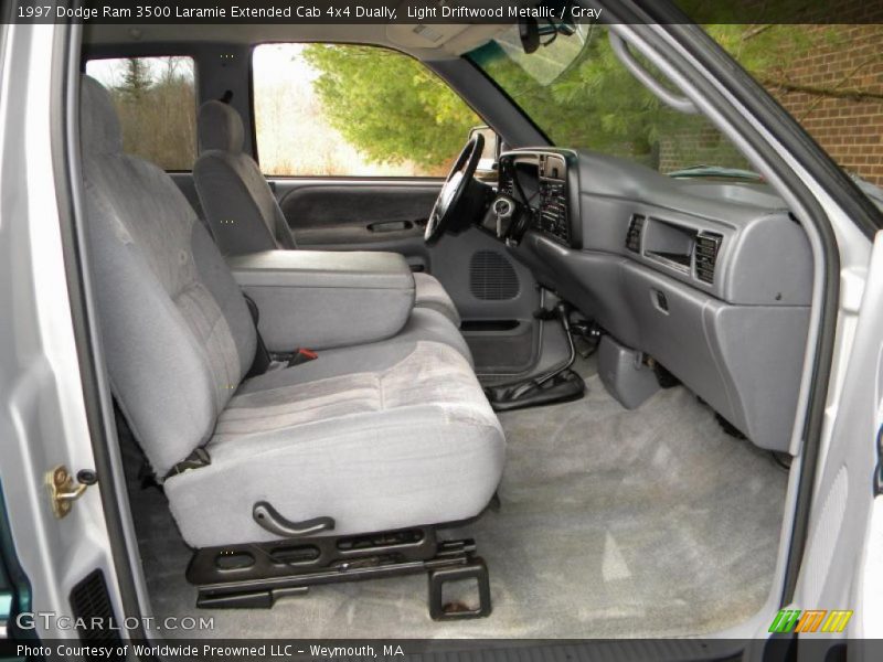 Light Driftwood Metallic / Gray 1997 Dodge Ram 3500 Laramie Extended Cab 4x4 Dually