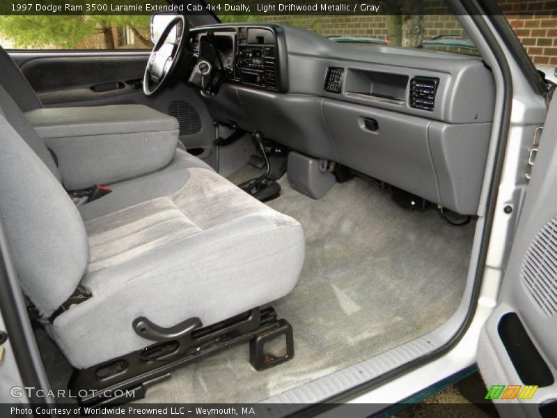 Light Driftwood Metallic / Gray 1997 Dodge Ram 3500 Laramie Extended Cab 4x4 Dually