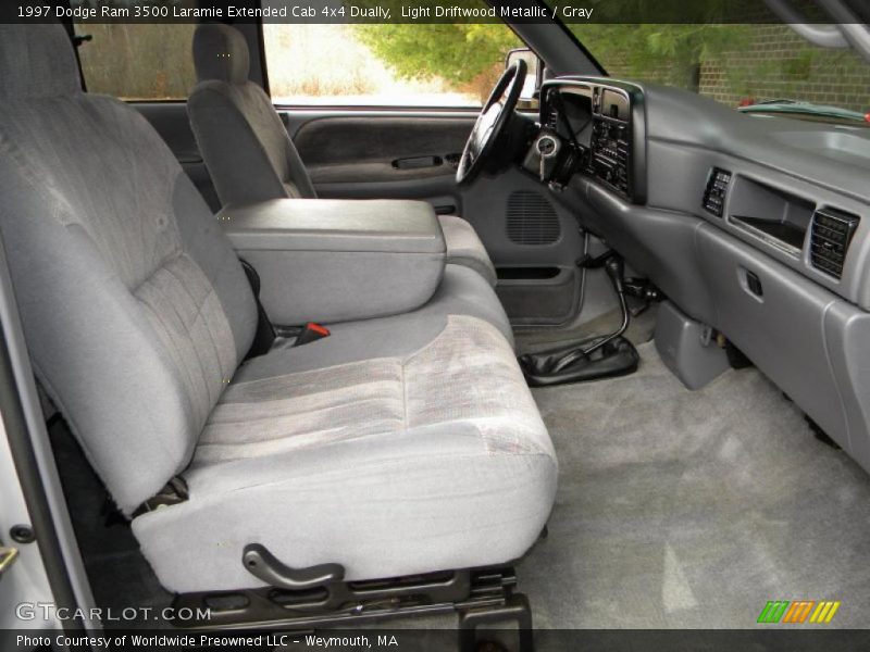 Light Driftwood Metallic / Gray 1997 Dodge Ram 3500 Laramie Extended Cab 4x4 Dually