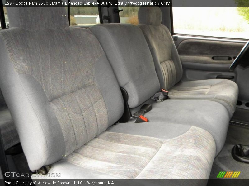  1997 Ram 3500 Laramie Extended Cab 4x4 Dually Gray Interior