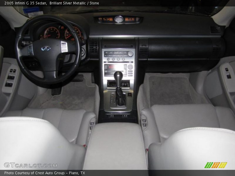 Brilliant Silver Metallic / Stone 2005 Infiniti G 35 Sedan