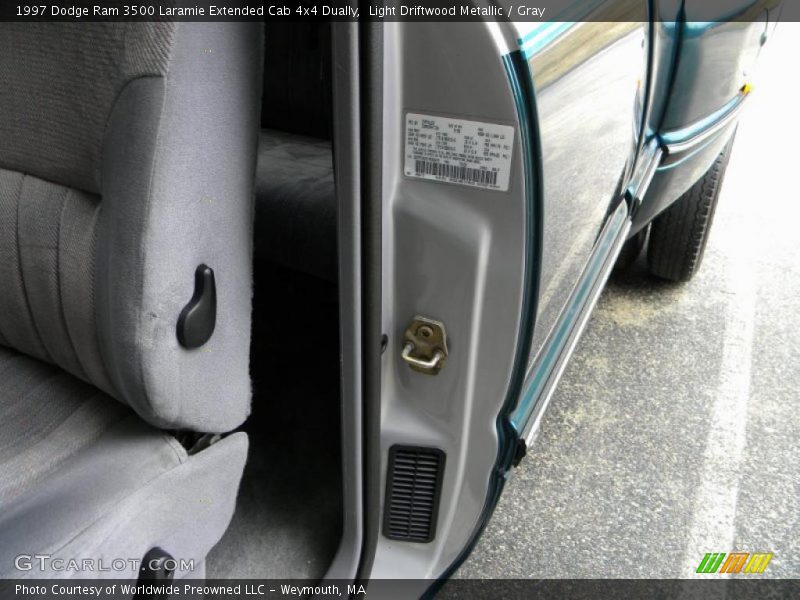 Light Driftwood Metallic / Gray 1997 Dodge Ram 3500 Laramie Extended Cab 4x4 Dually
