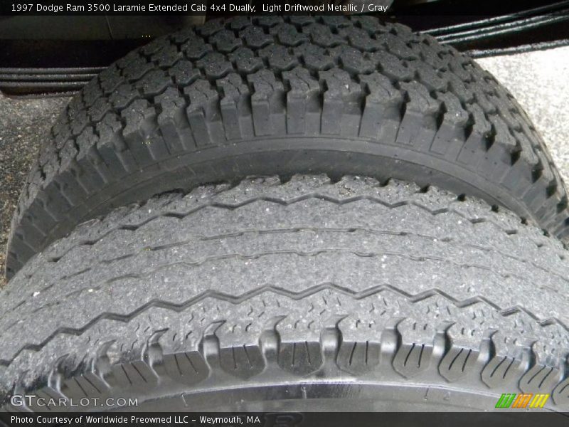 Light Driftwood Metallic / Gray 1997 Dodge Ram 3500 Laramie Extended Cab 4x4 Dually