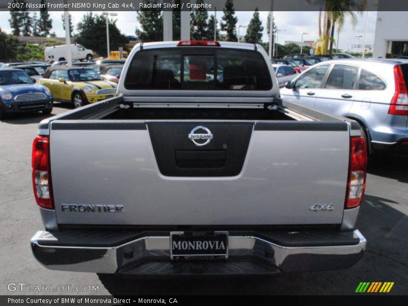 Radiant Silver / Graphite 2007 Nissan Frontier NISMO King Cab 4x4