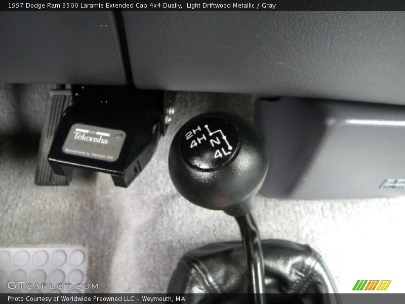Light Driftwood Metallic / Gray 1997 Dodge Ram 3500 Laramie Extended Cab 4x4 Dually