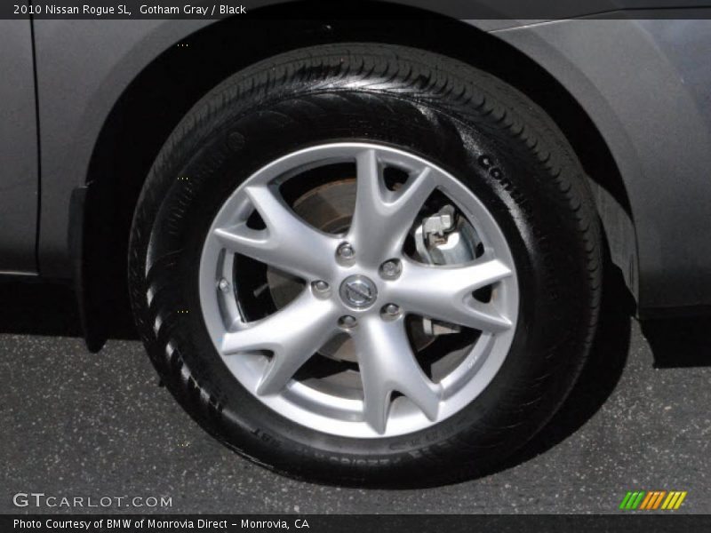 Gotham Gray / Black 2010 Nissan Rogue SL