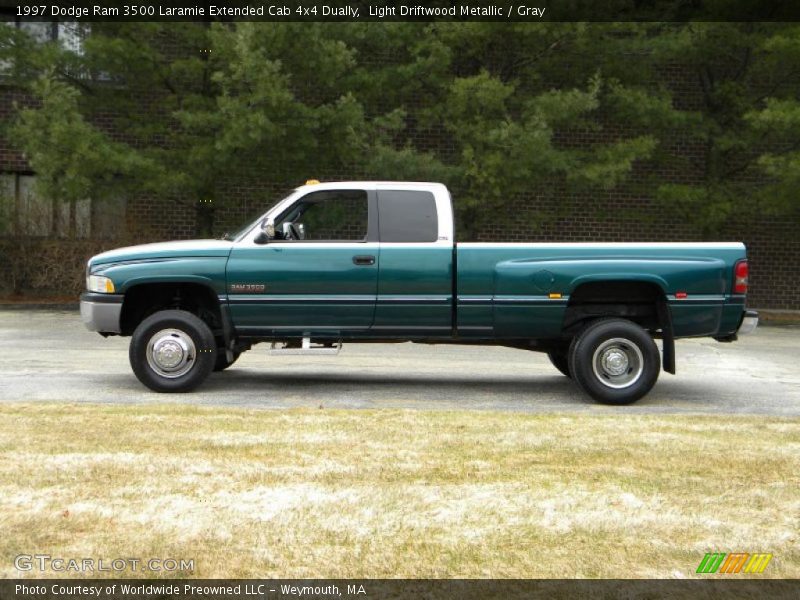 Light Driftwood Metallic / Gray 1997 Dodge Ram 3500 Laramie Extended Cab 4x4 Dually