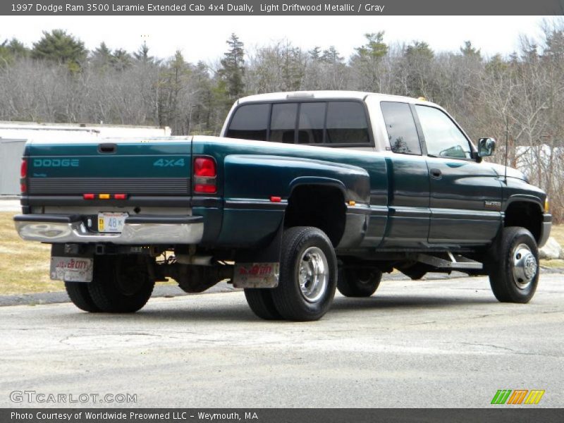 Light Driftwood Metallic / Gray 1997 Dodge Ram 3500 Laramie Extended Cab 4x4 Dually