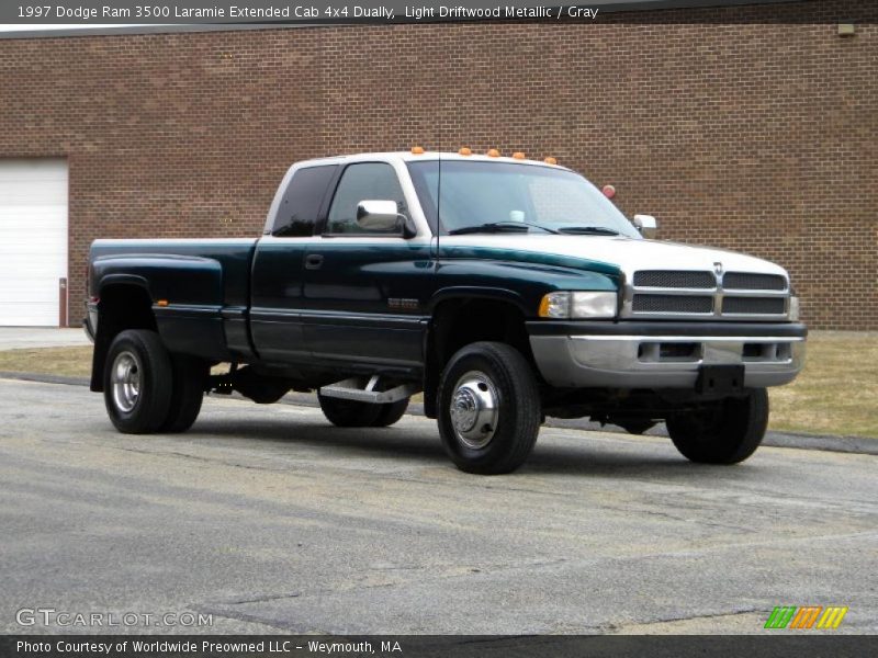 Light Driftwood Metallic / Gray 1997 Dodge Ram 3500 Laramie Extended Cab 4x4 Dually