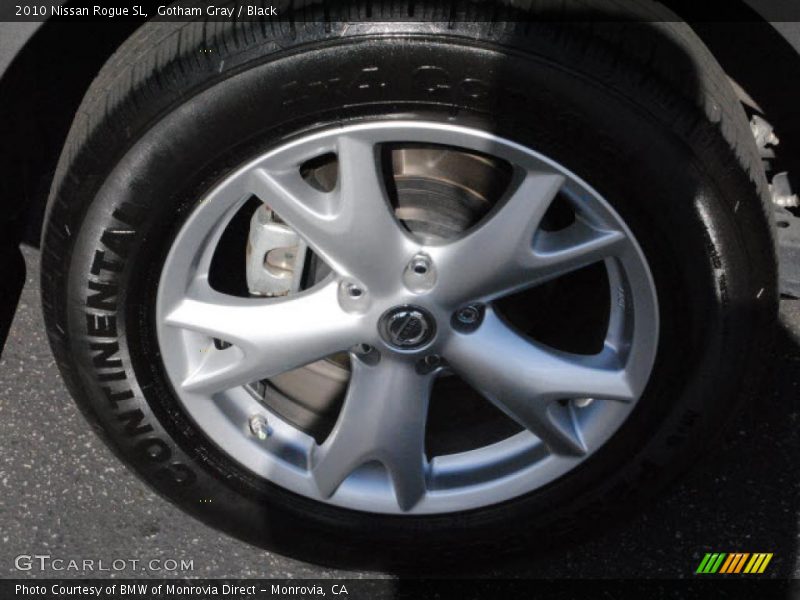 Gotham Gray / Black 2010 Nissan Rogue SL