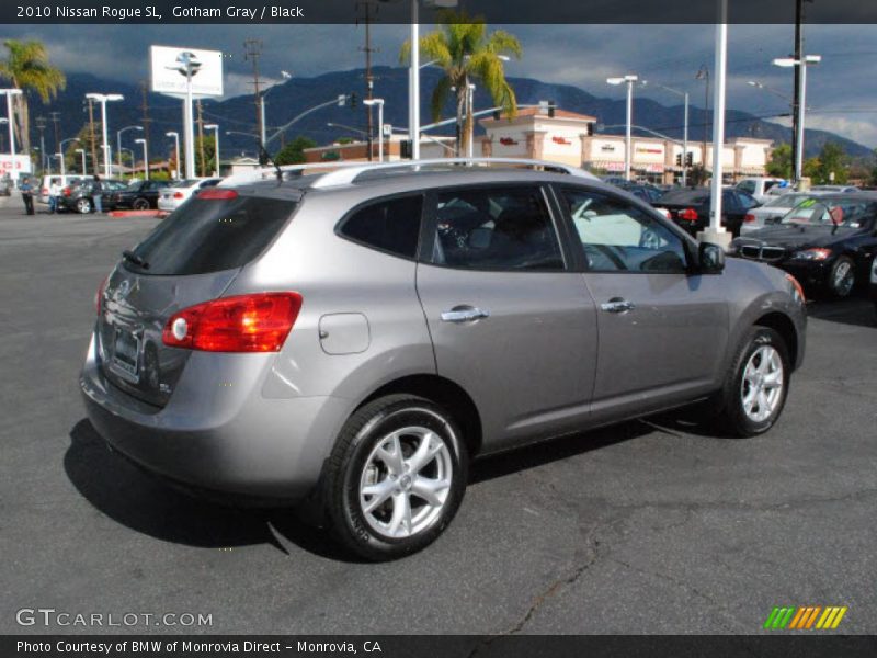 Gotham Gray / Black 2010 Nissan Rogue SL