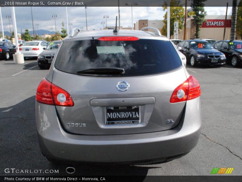 Gotham Gray / Black 2010 Nissan Rogue SL