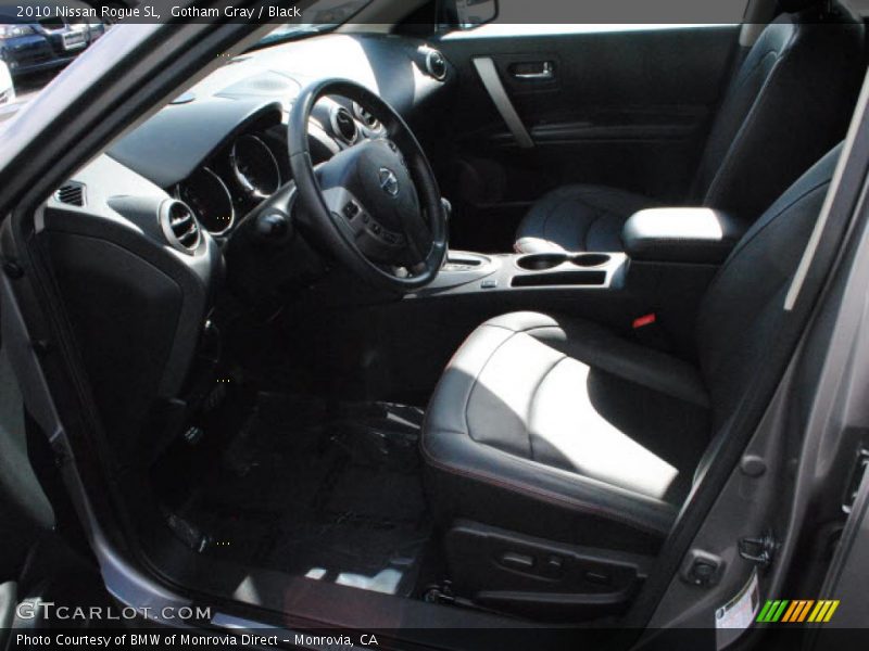 Gotham Gray / Black 2010 Nissan Rogue SL