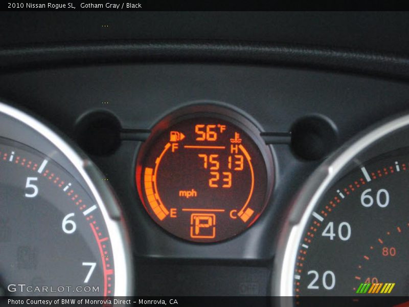 Gotham Gray / Black 2010 Nissan Rogue SL