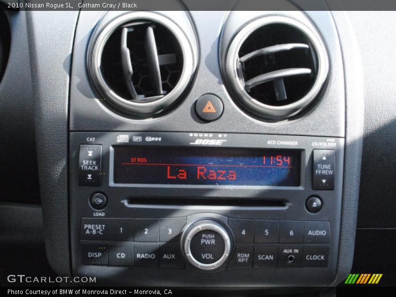 Gotham Gray / Black 2010 Nissan Rogue SL